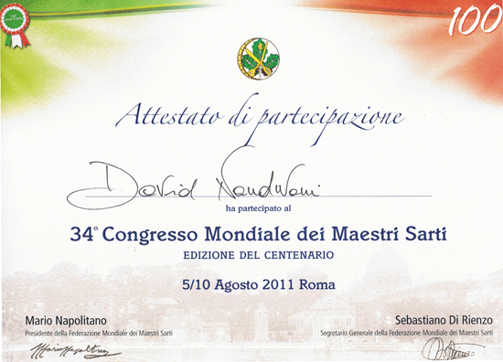 World_Federation_of_Master_Tailors_Congress_Attendance_Cert